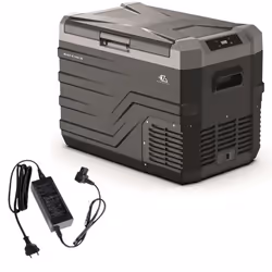 EZA Glacière à compression Blizz-E One 35 litres Camping-car +  EZA Adaptateur 12/220 Volts