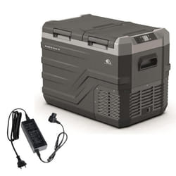 EZA Glacière à compression Blizz-E Dual 31 litres Camping-car +  EZA Adaptateur 12/220 Volts