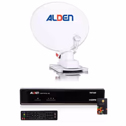 Pack ALDEN Onelight Parabole Automatique 65cm + Récepteur satellite SATMATIC HD TNTSAT