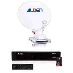Pack ALDEN Onelight Parabole Automatique 65cm + Récepteur satellite SATMATIC HD TNTSAT