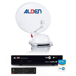 Pack ALDEN AS2 Parabole Satellite Automatique 60cm + Récepteur satellite SATMATIC HD FRANSAT