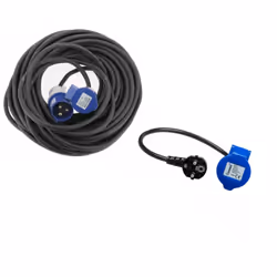 Ce pack comprend : - 1x HABA rallonge néoprène CEE 17 30 m x 1.5mm2 raccordement camping-car van - 1x ANTARION adaptateur fem ...