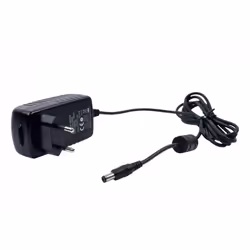 Alimentation noir 220V connectique jack. Garantie 2 ans.