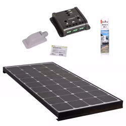 PACK ANTARION BLACK BOOSTER 170W Seul Panneau solaire Camping Car + Kit Régulateur de charge