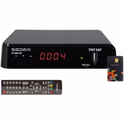 Récepteur TV satellite HD - SEDEA - ST5300 - Carte TNTSAT V6 - Enregistrement USB - Noir