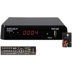 Récepteur TV satellite HD - SEDEA - ST5300 - Carte TNTSAT V6 - Enregistrement USB - Noir
