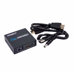 Amplificateur interne : permet de faire fonctionner deux TV en simultané avec des câbles HDMI jusqu'à 10 m de longueur Livré  ...