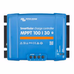 • MPPT 30A BT SMART Victron • Tension de sortie calculée automatiquement pour respecter les courbes de charge de la batterie. ...