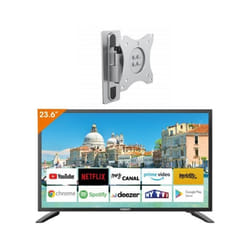 Pack ANTARION TV LED 23.6 60cm Téléviseur SMART CONNECT + Support TV