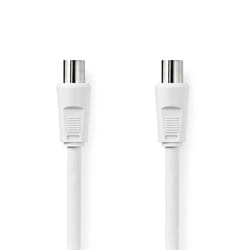 NEDIS Câble coaxial 90 dB  CEI (Coaxial) Mâle - CEI (Coaxial) Femelle  25 m  Blanc