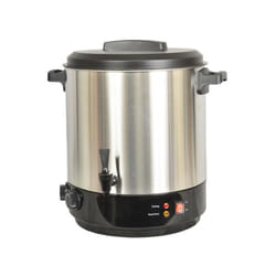 Kitchenchef - Fait-tout Stérilisateur 2100W Inox/Noir 31L Contenance 16 bocaux Minuterie 120 minutes Conserves maison