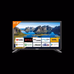 ANTARION TV LED 21.5 54cm Téléviseur Full HD ANDROID Smart TV Camping Car