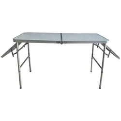 Table Pliante avec Rallonges Pieds Réglables 4 Couverts Camping Car - Midland