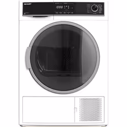 SHARP Sèche-linge hublot 8kg Pompe à Chaleur 15 Programmes