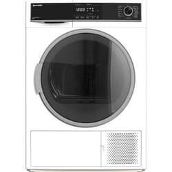 SHARP Sèche-linge hublot 8kg Pompe à Chaleur 15 Programmes