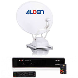 ALDEN Onelight EVO Parabole Satellite Automatique 60cm + Récepteur satellite SATMATIC HD TNTSAT