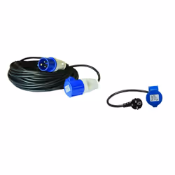 Description de la rallonge électrique: Rallonge prolongateur 25 m Équipée d'une prise mâle et femelle P17 Câble 3 x 2,5 mm² - ...