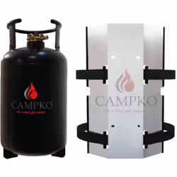 Ce pack comprend: - 1x CAMPKO Bouteille GPL 30L Rechargeable Option Bluetooth Camping car Fourgon - 1x CAMPKO Support mural a ...