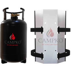 Antarion - pack campko Bouteille gpl 30L Rechargeable Bluetooth + Support mural Camping Car