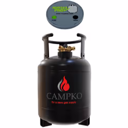 Ce pack comprend: - 1x CAMPKO Bouteille GPL Bluetooth Réservoir 15L 6kg Noir Camping car - 1x CAMPKO Jauge Bluetooth MOPEKA P ...
