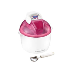 Lagrange - Machine à glaces cuve 1.8L Sorbetière 12W + Cuillère Framboise