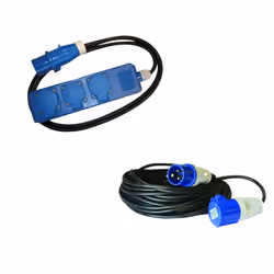 Ce pack comprend : - 1x HABA rallonge multiprise 1.5 mètres camping-car - 1x ANTARION rallonge électrique 15m prise P17 pour ...