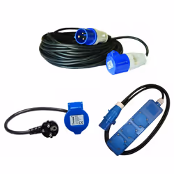Ce pack comprend : - 1x Antarion rallonge électrique 15m prise P17 pour raccordement borne camping-car - 1x Antarion adaptate ...