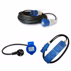 Ce pack comprend : - 1x Antarion rallonge électrique 25m prise P17 pour raccordement borne camping-car - 1x Antarion adaptate ...