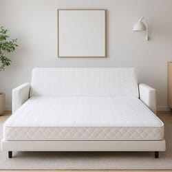 Matelas BZ 140x190 - Très Ferme - Déhoussable - 5 zones de Confort - Mousse Poli Lattex