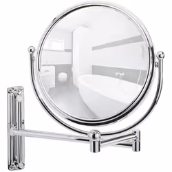 Une synthèse de fonctionnalité et de design esthétique, voilà ce qu'offre ce miroir grossissant mural. Idéal pour se maquille ...