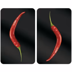 Ces deux protège-plaques apporteront à votre cuisine du design et des fonctionnalités supplémentaires. Pratiques, elles protè ...
