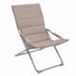 Fauteuil relax de jardin pliable Milos - 3 Positions
