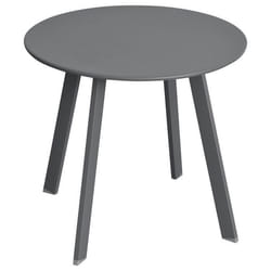 Hespéride - Table dappoint de jardin ronde Saona - Diam. 50 cm - Gris graphite
