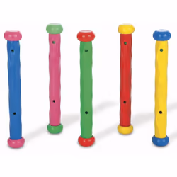 Idéal pour les jeux en profondeur dans votre piscine, ce lot de 5 bâtons lestés saura vous amuser pendant des heures. FICHE T ...