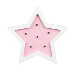 Hello Kids Lampe Étoile Rose