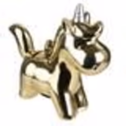 The Home Deco Factory - Tirelire enfant Licorne - Doré
