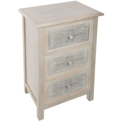 Commode ethnique Hina - l. 48 x h. 80 cm