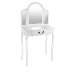 Coiffeuse Aurell - L. 65 x H. 128 cm - Blanc