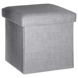 Pouf coffre pliable Tomaz - L. 38 x H. 38 cm