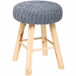 Ce tabouret d'inspiration scandinave 100% authentique apportera de la chaleur dans votre maison et offrira une assise confort ...