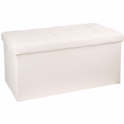Craquez pour ce joli banc pouvant servir à la fois d'assise d'appoint et de coffre de rangement. Pliable, il saura vous sédui ...