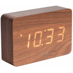 Karlsson - Horloge réveil en bois Square - h. 10 cm
