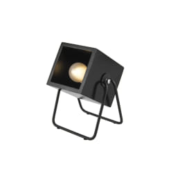 Leitmotiv Lampe carrée Hefty - Noir
