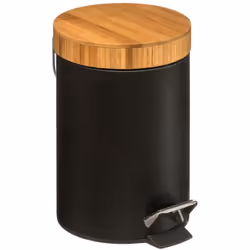 En métal et bambou, cette poubelle à pédale s'adaptera à merveille à votre salle de bain et lui apportera un brin d'exotisme. ...