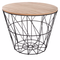 Laissez-vous séduire par cette table à café 2 en 1 au design filaire. Son plateau amovible et la structure de son coffre vous ...