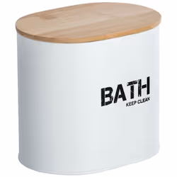 Boîte de salle de bain de design industriel, idéale pour ranger vos cosmétiques ou vos accessoires de bain. FICHE TECHNIQUE - ...