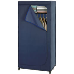 Wenko - Armoire penderie tissu Business - l. 75 x h. 160 cm