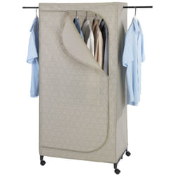 Wenko - Armoire penderie tissu Balance - l. 75 x h. 160 cm