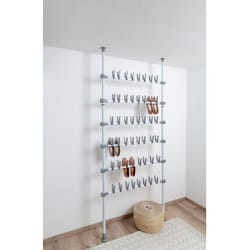 Rangement à chaussures extensible Herkules - L. 94 x H. 165/300 cm