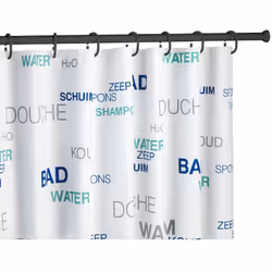 Cette barre de douche télescopique vous permet de suspendre vos rideaux et plus particulièrement vos rideaux de douche sans p ...